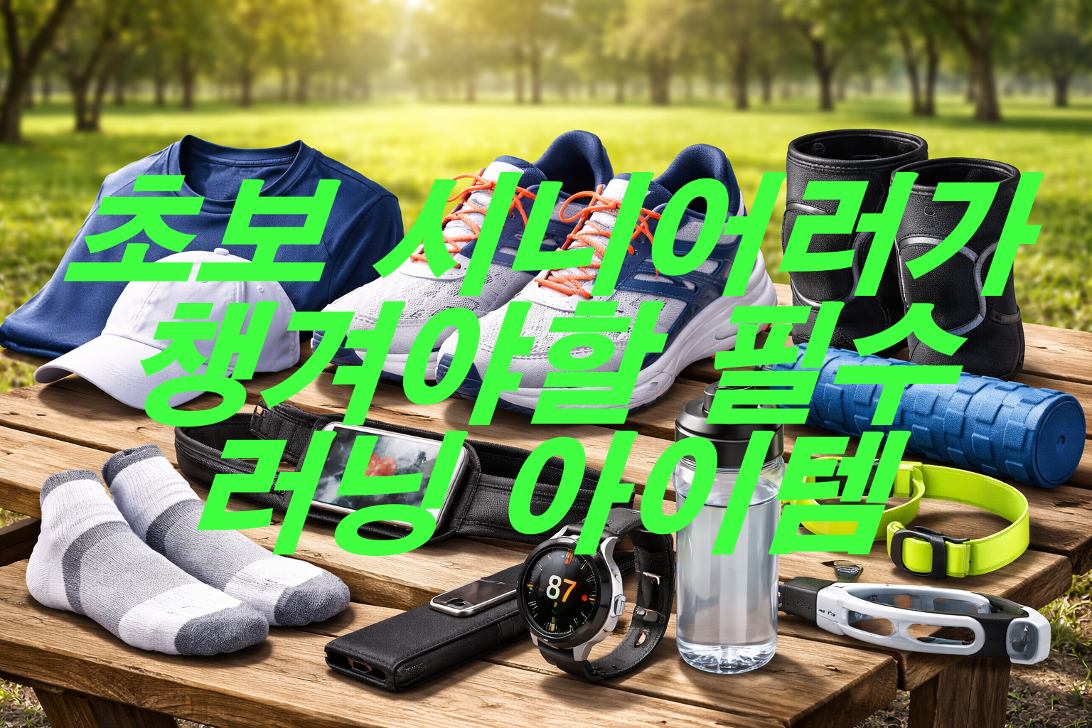 초보 시니어 러너가 챙겨야 할 필수 러닝 장비