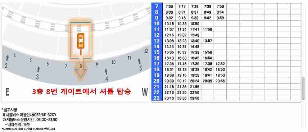 예약주차장-셔틀버스-입국시