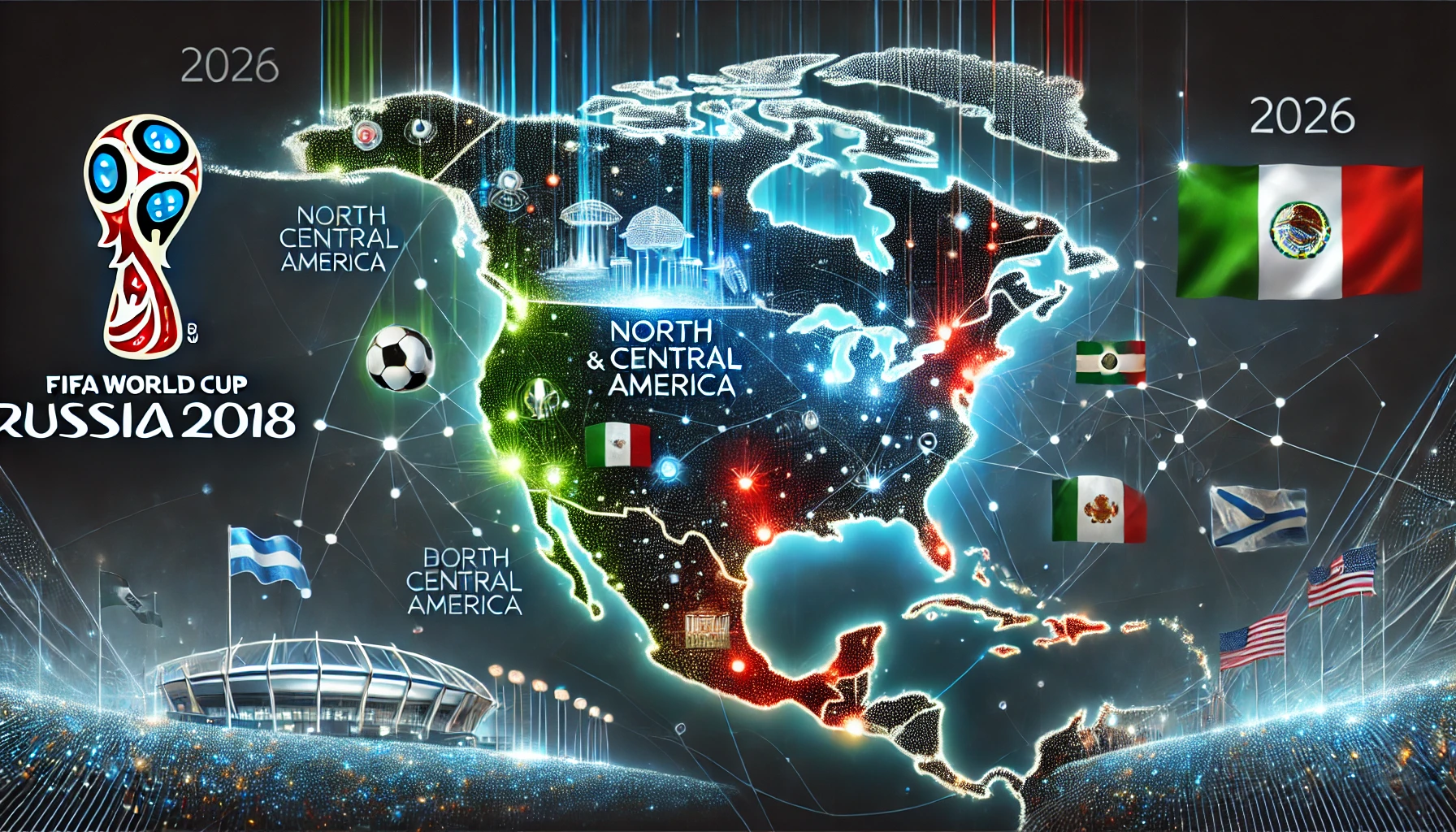 2026 월드컵 개최국 3국 비교 🇺🇸🇨🇦🇲🇽 인프라와 경기장 특징은?