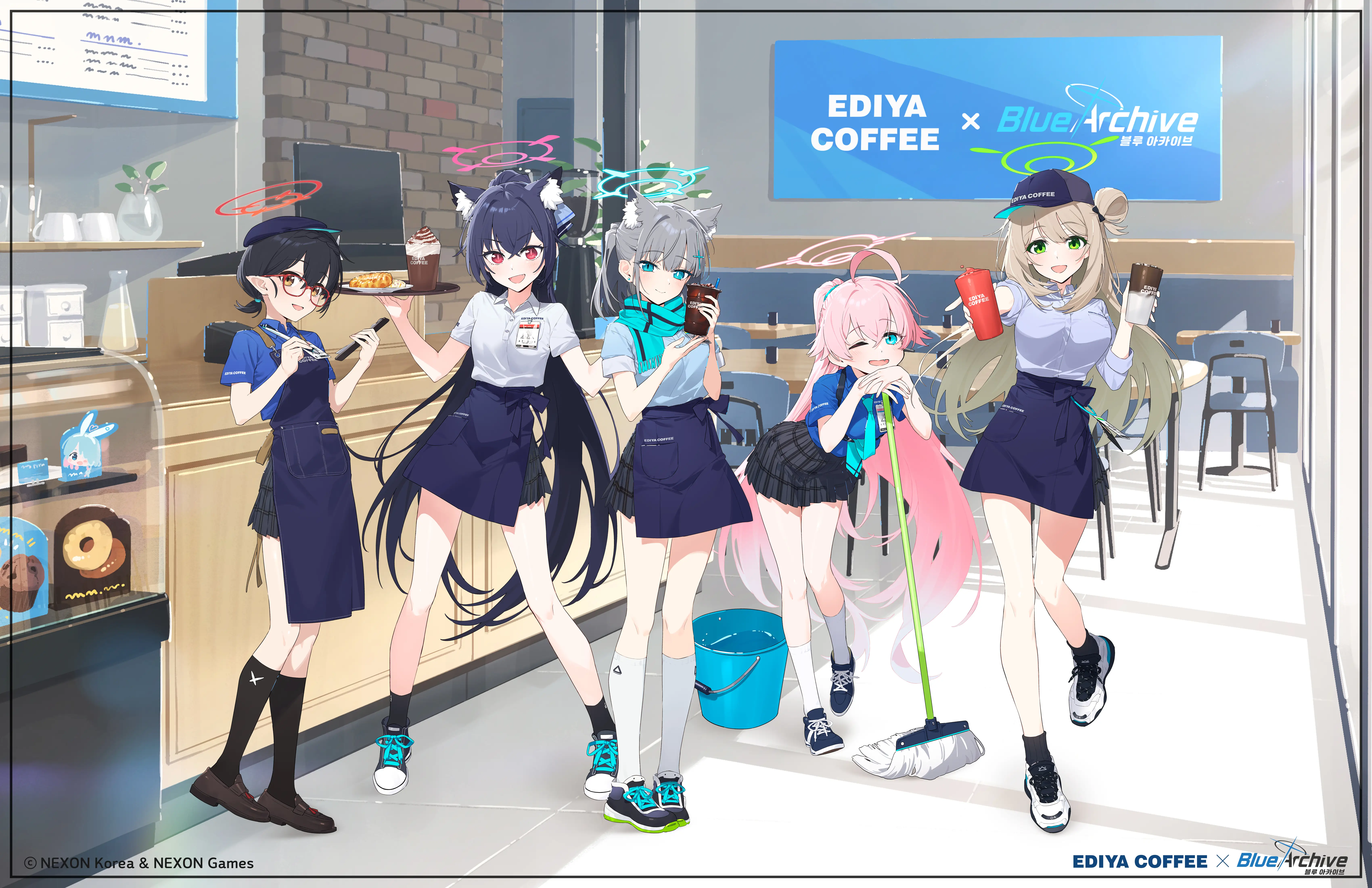 이디야블루아카이브콜라보