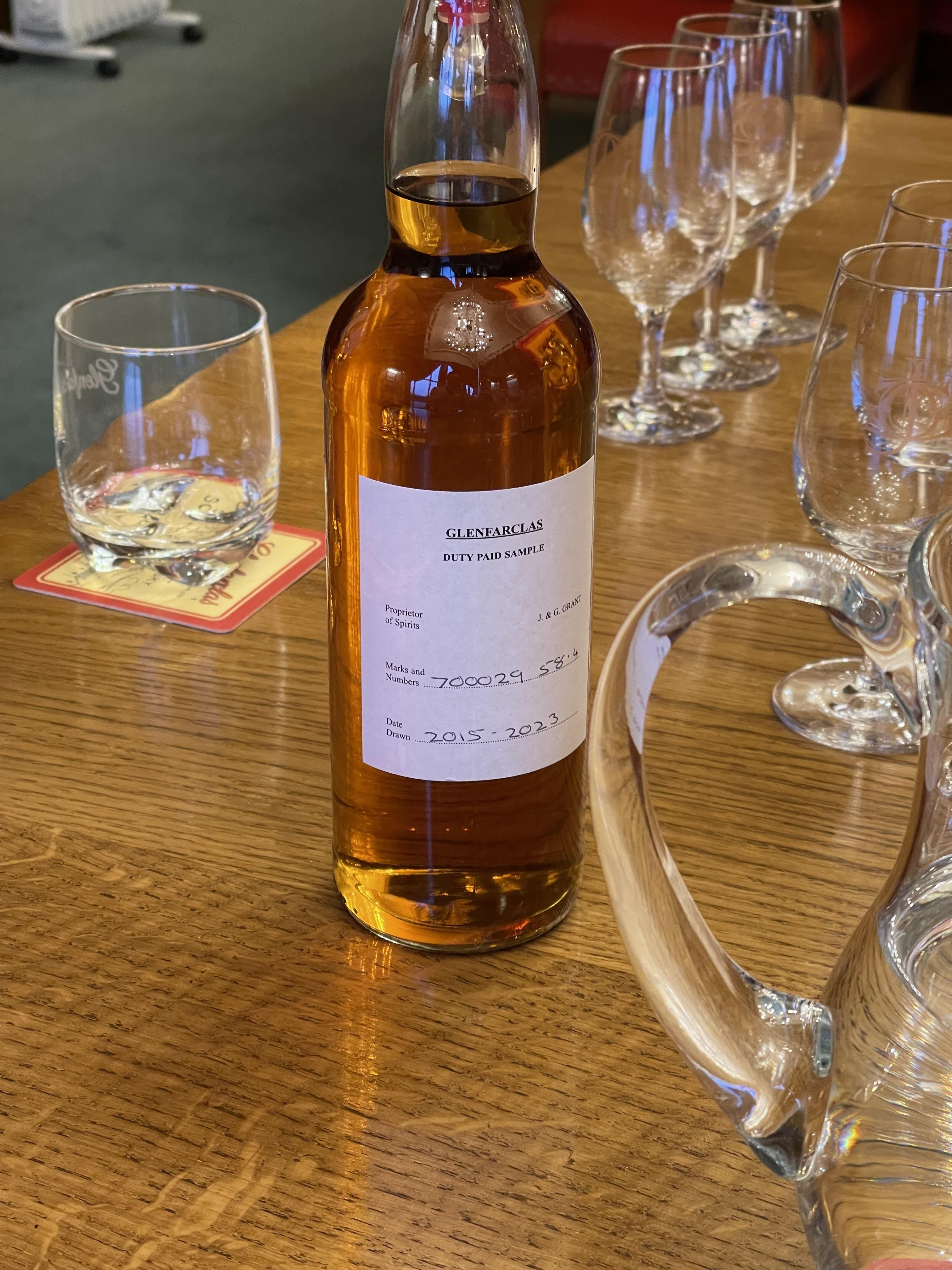 글렌파클라스 J.&amp;G. GRANT 2015 증류소 샘플