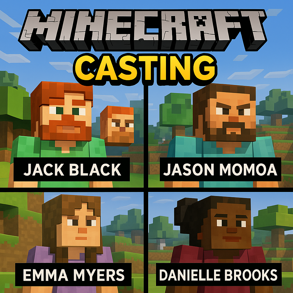 마인크래프트 영화 캐스팅 썸네일