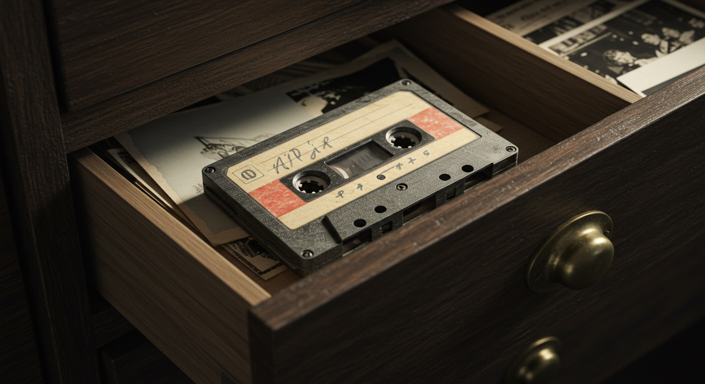 서랍속 카세트테이프