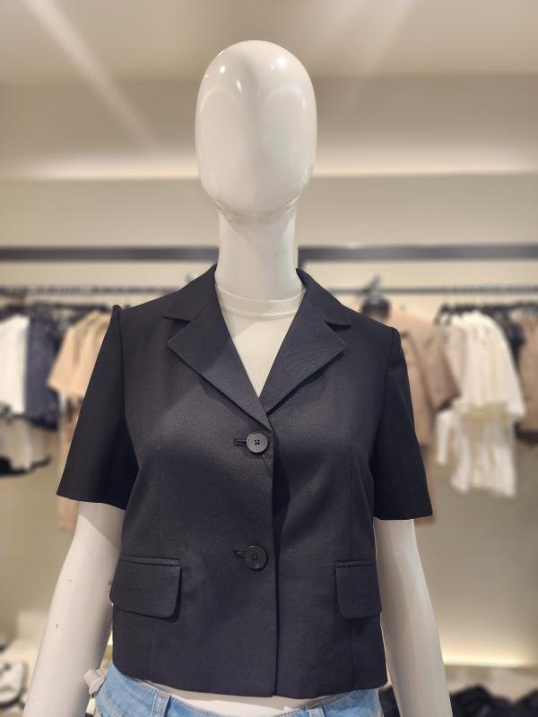 미쏘 Mixxo 테일러드 크롭 반팔 자켓 MIWJKD52PG