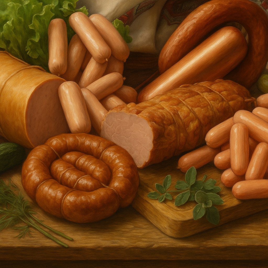 햄,소세지,육가공품의 이미지