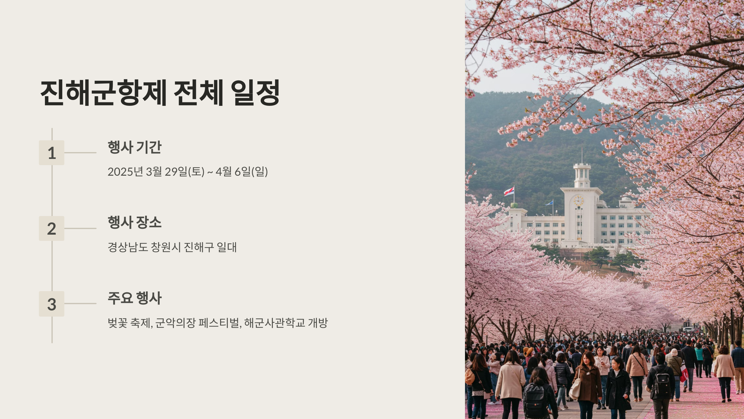 2025 진해군항제 함정견학 사전예약 방법