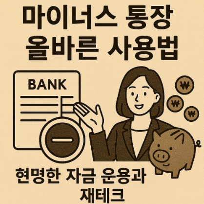 마이너스 통장 올바른 사용방법 관련 사진