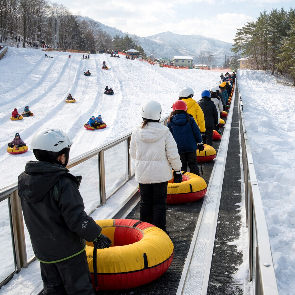 무빙워크 있는 눈썰매장 추천｜힘 안 들이고 겨울 놀이 즐기는 법이에요