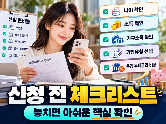 청년미래적금 가입조건 총정리