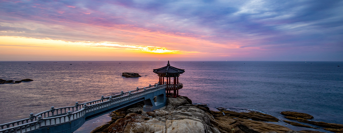 추석연휴 국내여행 강원도 속초 영금정 일출과 해안 절경