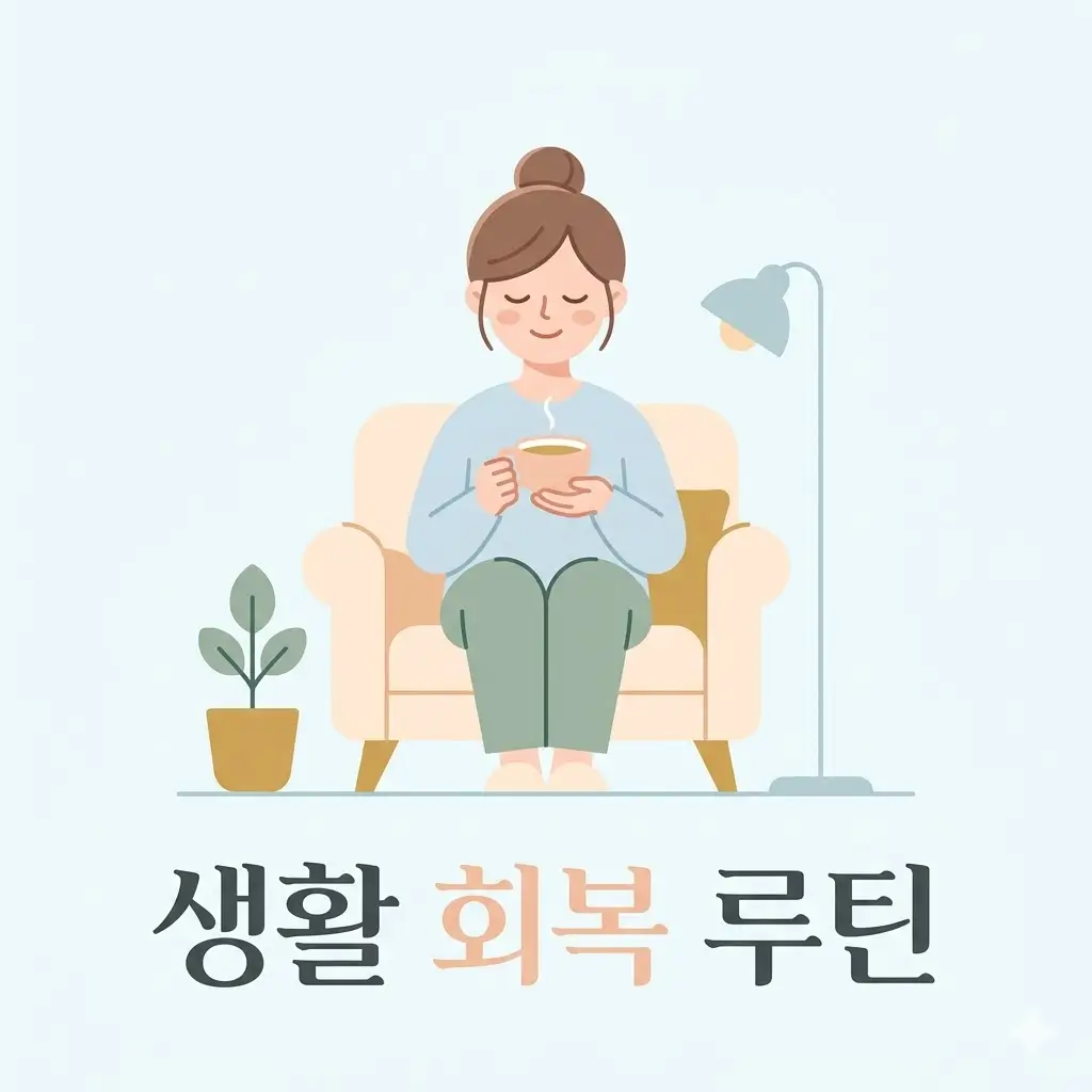 쉬는 시간이 부족한 부모를 위한 생활 회복 루틴