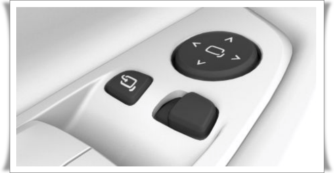 BMW X7 사이드미러 좌우 선택 스위치 조작법