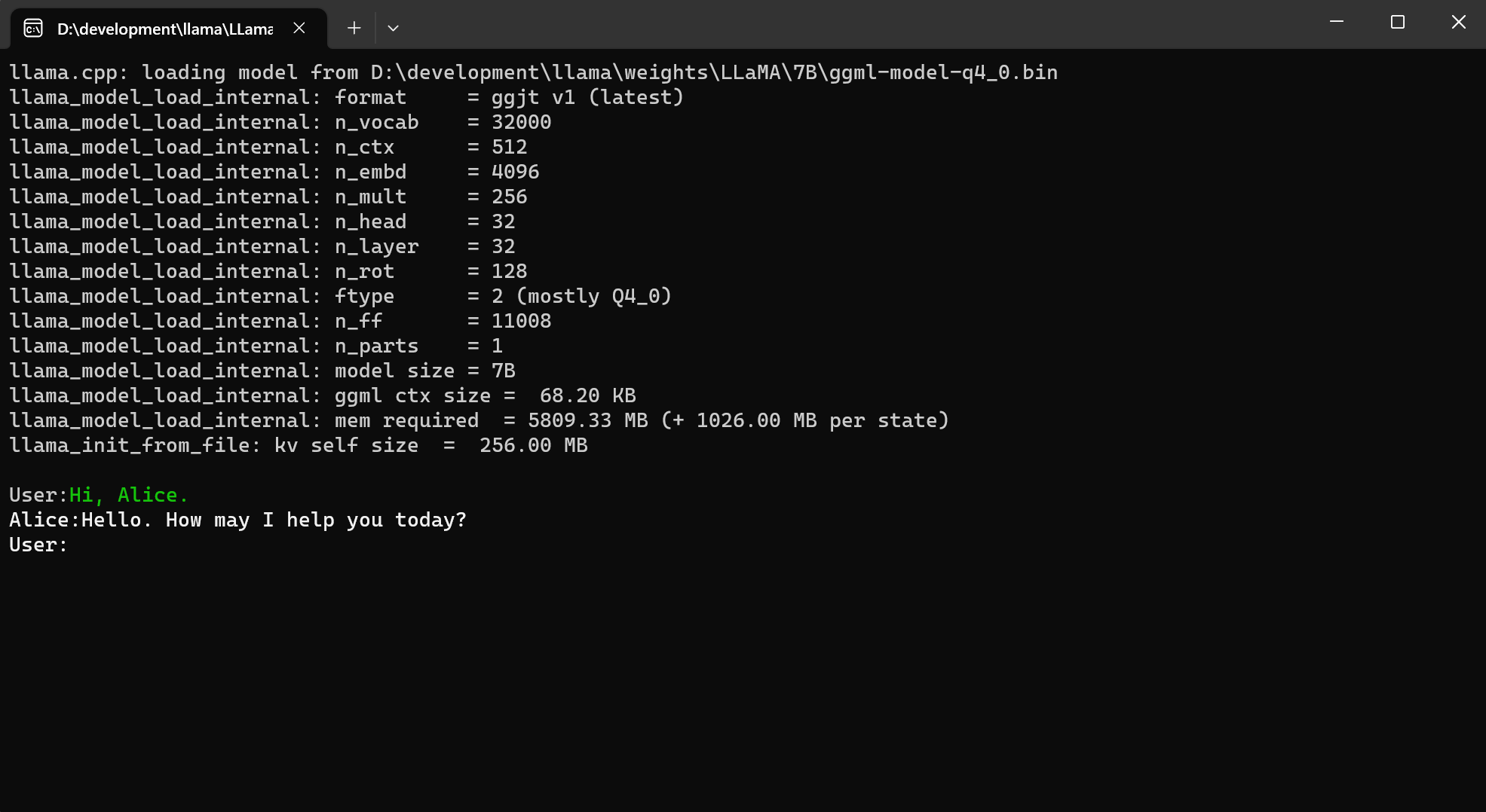 LLaMa-๋ฐ๋ชจ