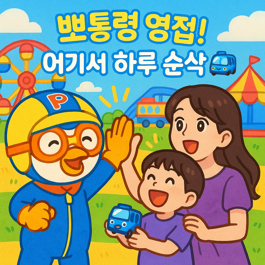 뽀로로&amp;타요 테마파크 제주: 뽀통령과 함께 신나는 모험!
