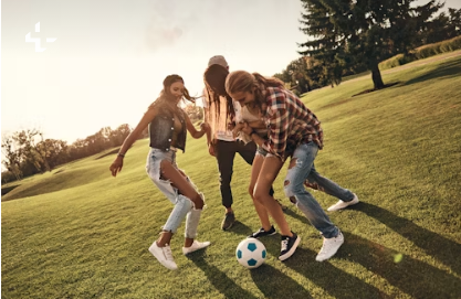 친구와 노는 사진