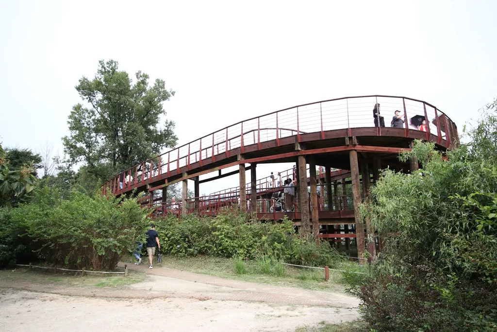 생태공원 전망대 전경입니다.