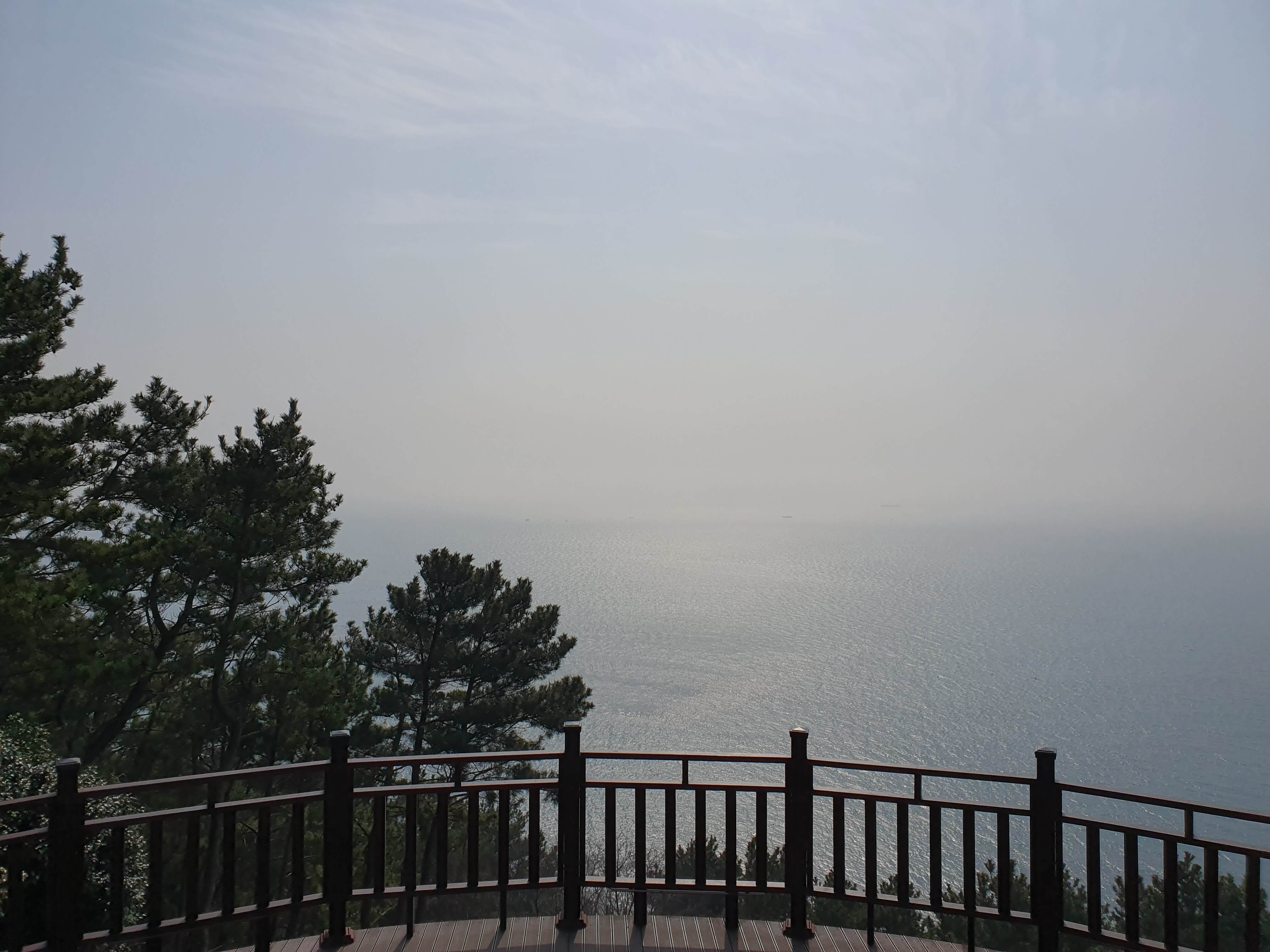 해월정 공영주차장(해운대 달맞이고개) 바다 풍경