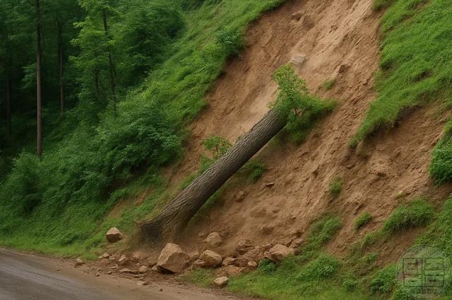 산사태 전조증상 흙더미 무너짐