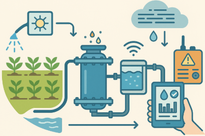 스마트 필터, 수질 정화 장치, 센서 기반 자동 유지관리 시스템