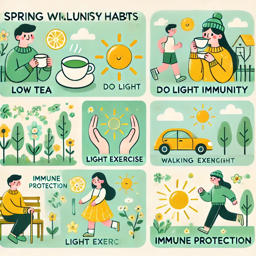봄철 면역력 습관 체크하기