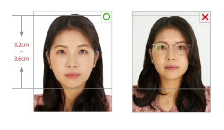 여권사진 규정 - 기본사항