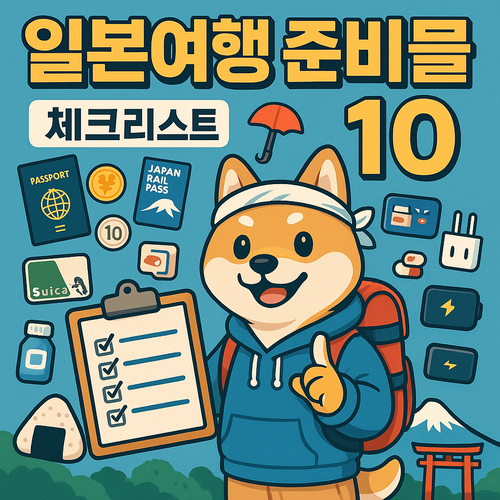일본여행 준비물 체크리스트 10가지 필수서류, 현금카드, 통신수단 완벽 가이드