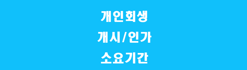 개인회생 개시결정 인가결정 썸네일