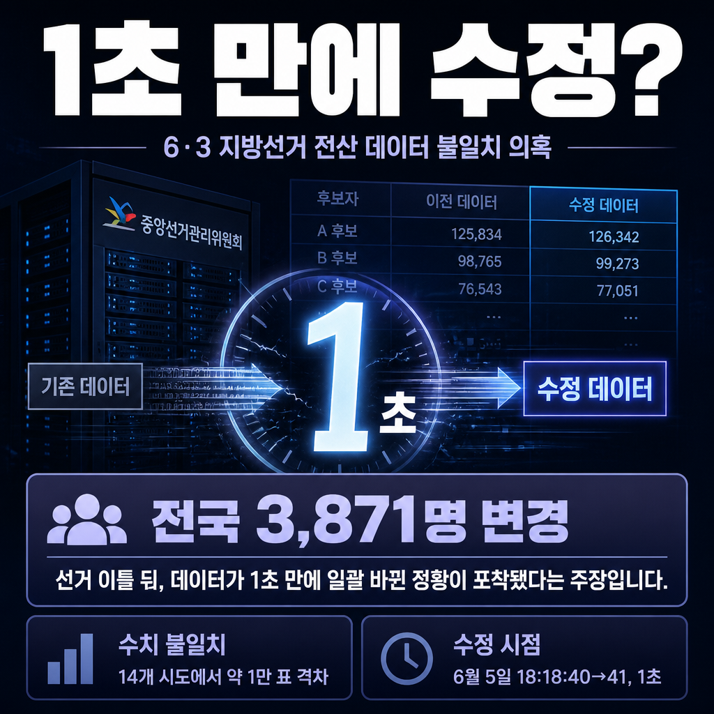 1초 만에 수정?