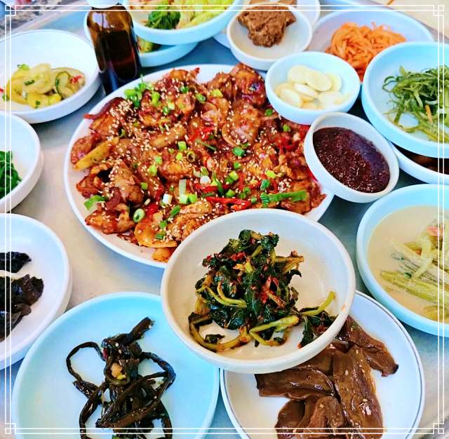전남 장성 맛집 돼지 주물럭