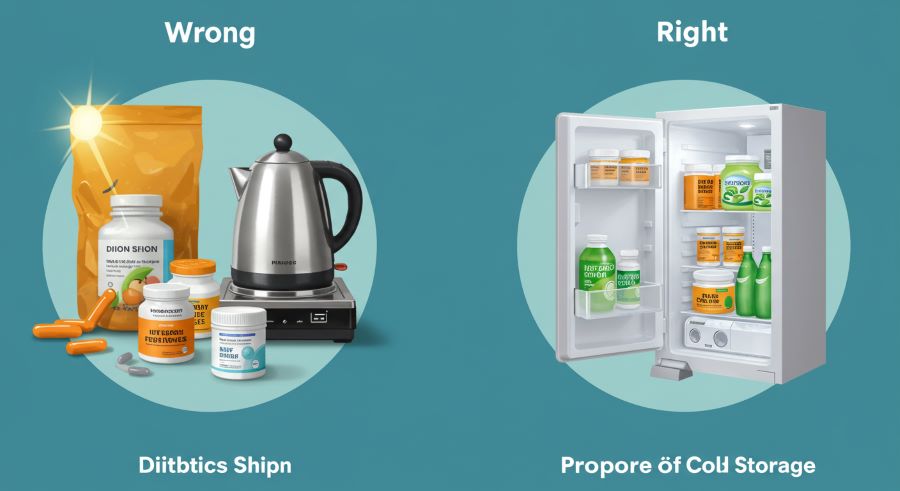 유산균 보관과 복용 팁