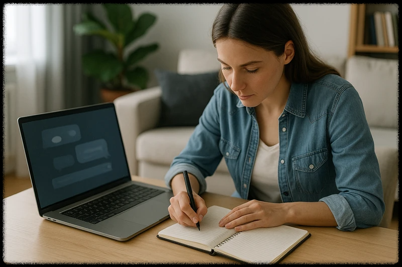 ChatGPT로 아이디어 정리하는 모습