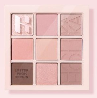 메이크업 초보 올리브영 신상 추천템 6. 홀리카홀리카 마이 페이브 무드 아이 팔레트 레터프롬 스프링