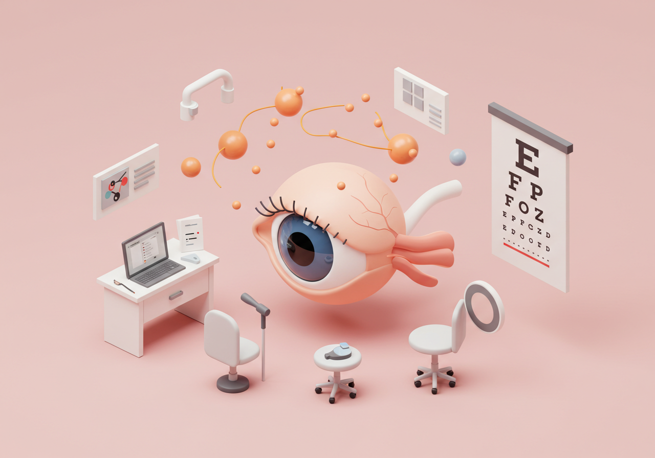 비문증 원인 7가지와 눈앞에 떠다니는 점의 비밀