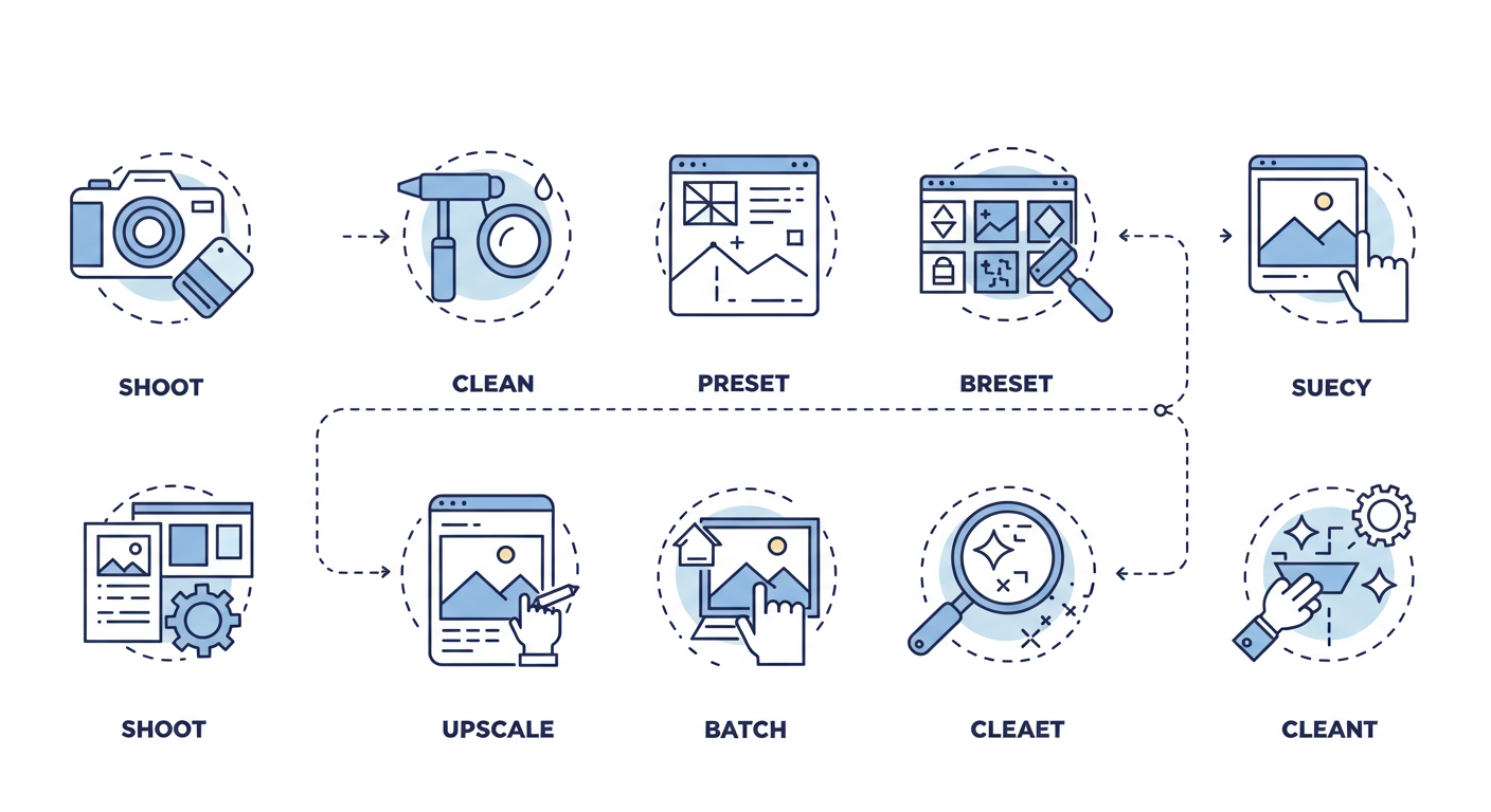 제목은 비교형, 설명은 설정값 요약, 태그는 스타일·도구·용도 혼합 운용을 도식화한 인포그래픽
