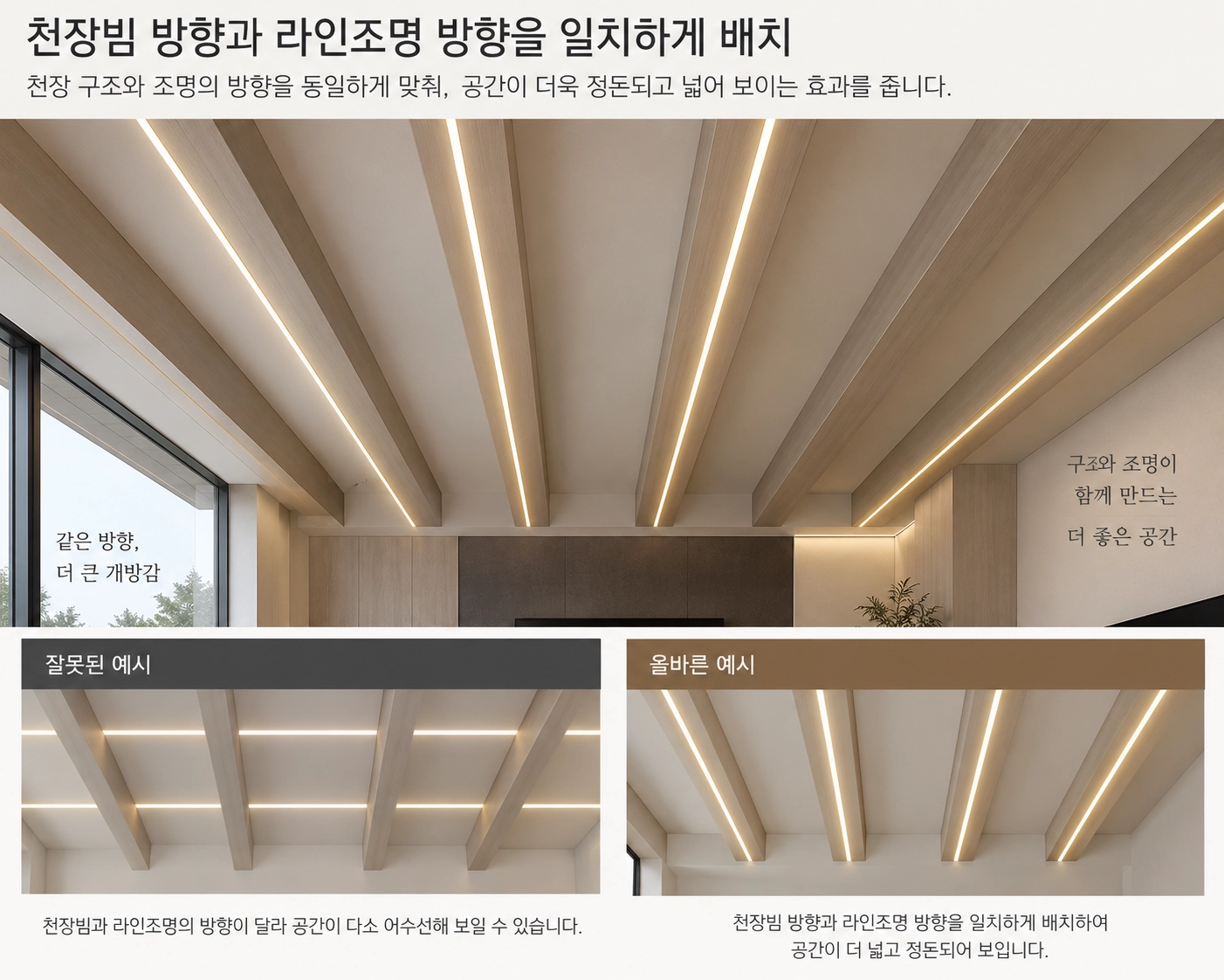 빔과 라인조명