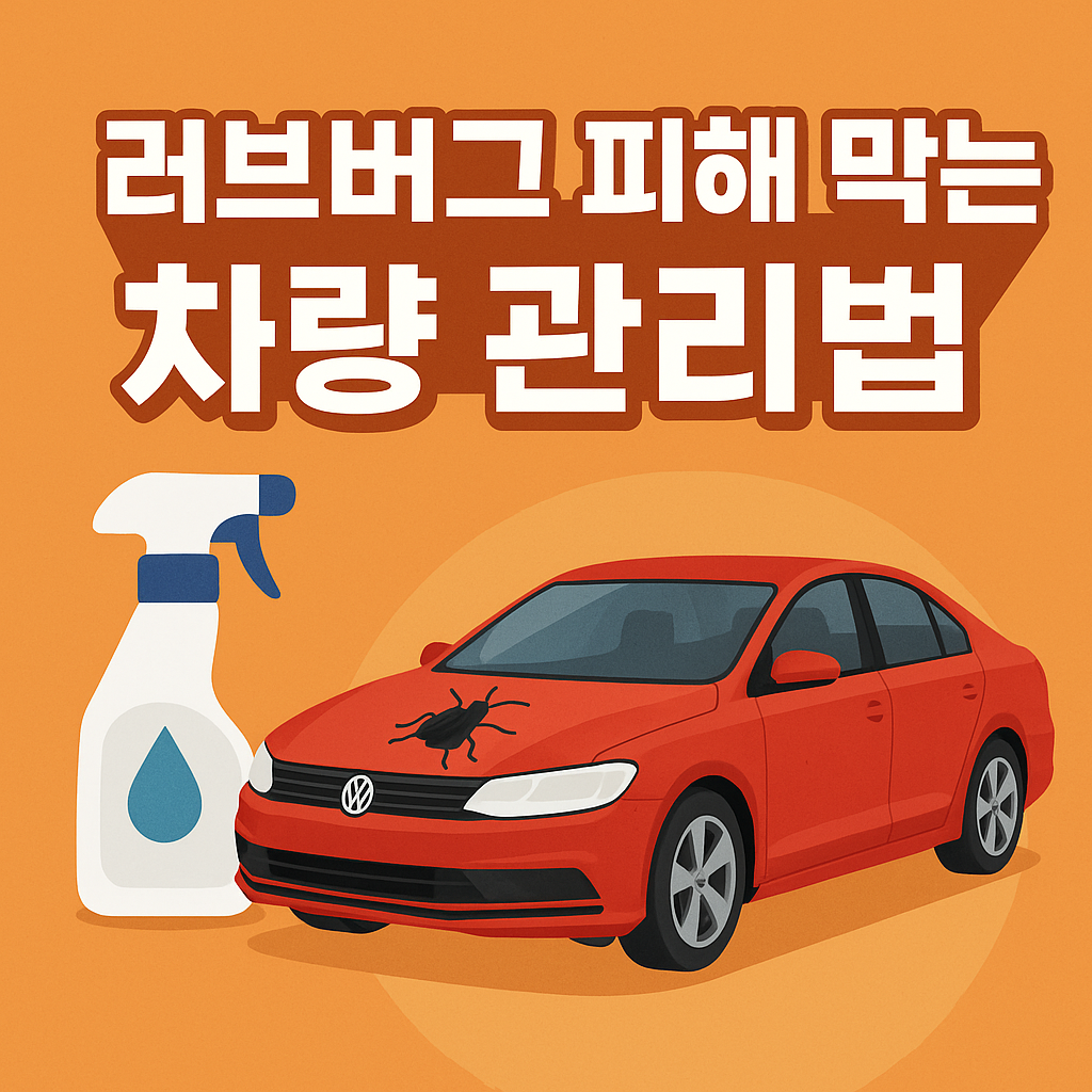 러브버그 피해 막는 차량 관리법