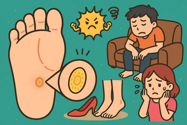 티눈이 생기는 이유와 잘못된 생활습관4