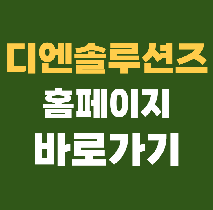 디엔솔루션즈 홈페이지 바로가기