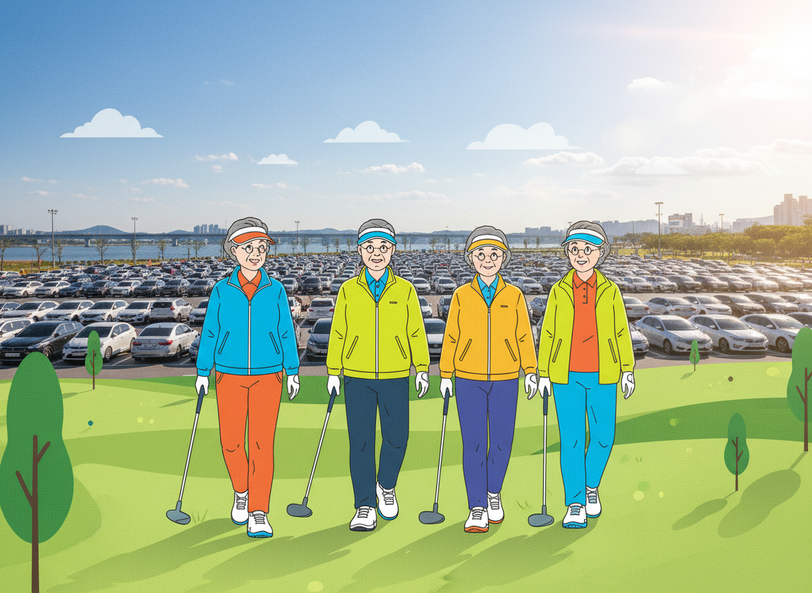 잠실 파크골프장 예약 일정 주차