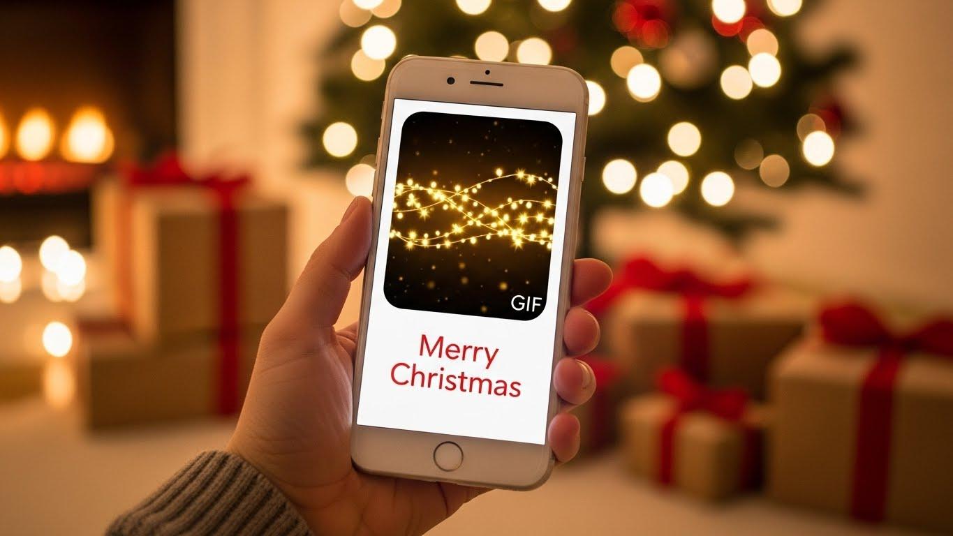 크리스마스 gif 카드