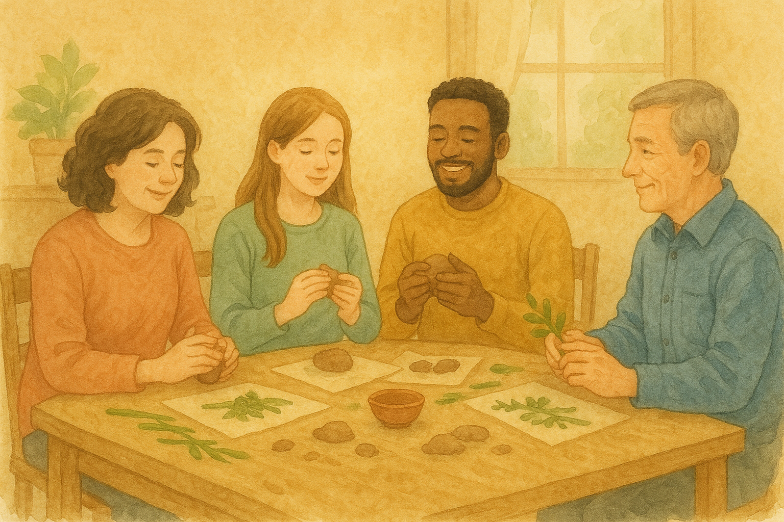 편안한 예술 시간