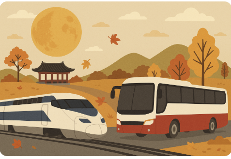 2025 추석 기차 vs 고속버스 비교 총정리 – 환불·취소 팁과 예매 성공 전략까지! 관련 사진