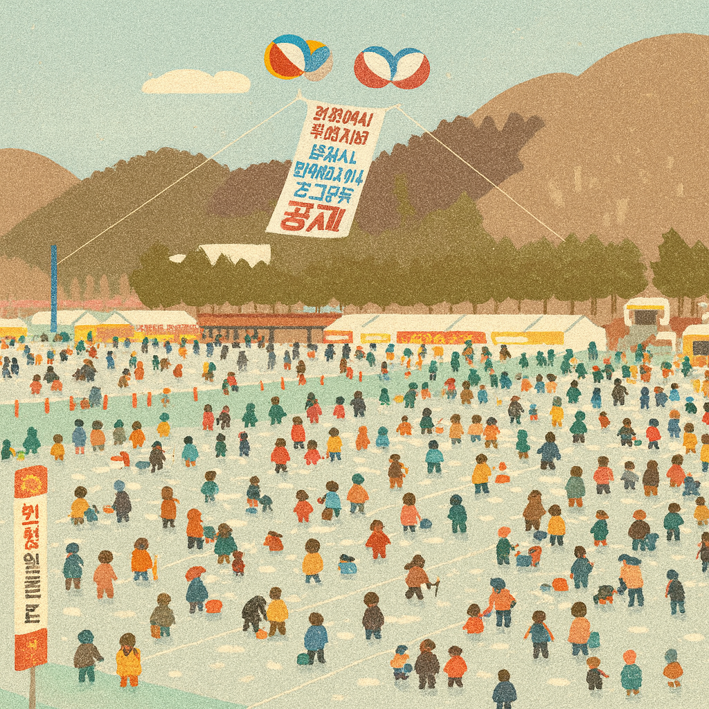 안성 동막골 빙어축제