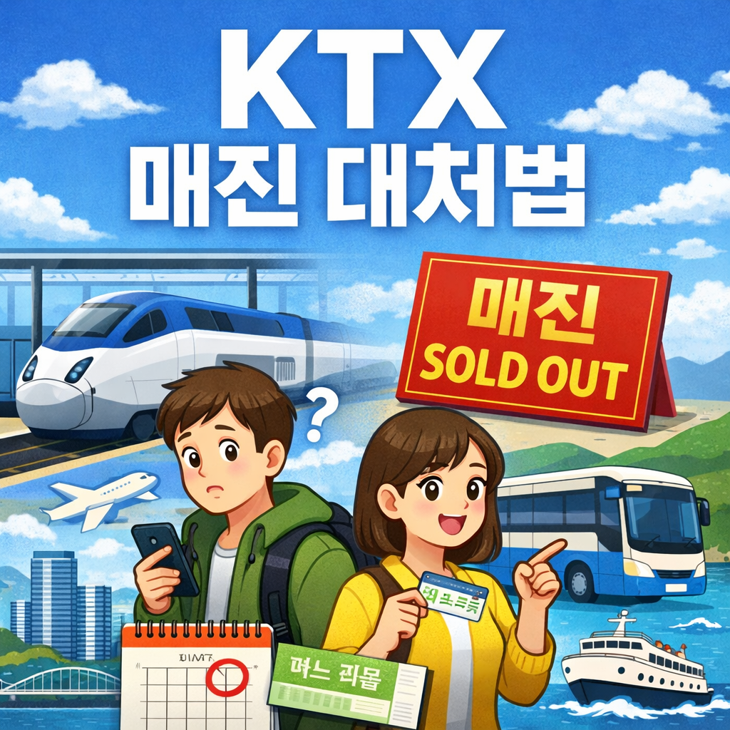 KTX 매진 대처법｜예약대기&middot;입석&middot;대피도우미 좌석까지 후기