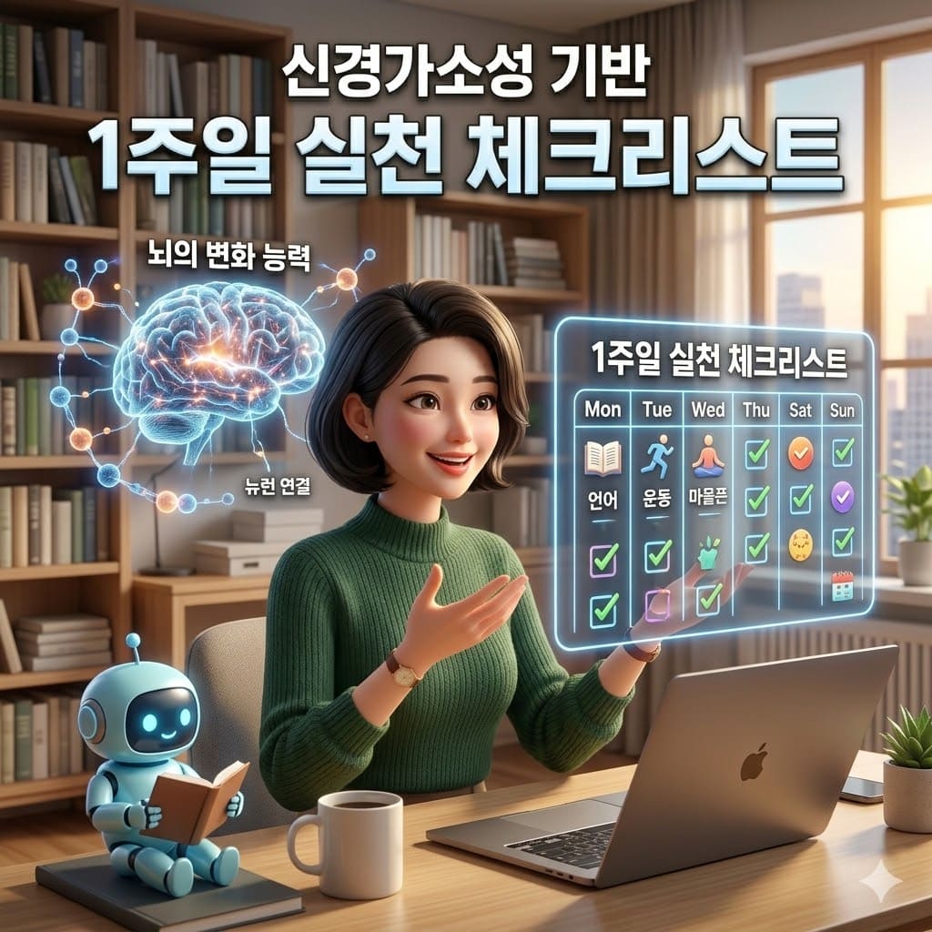 신경가소성 기반 1주일 실천 체크리스트