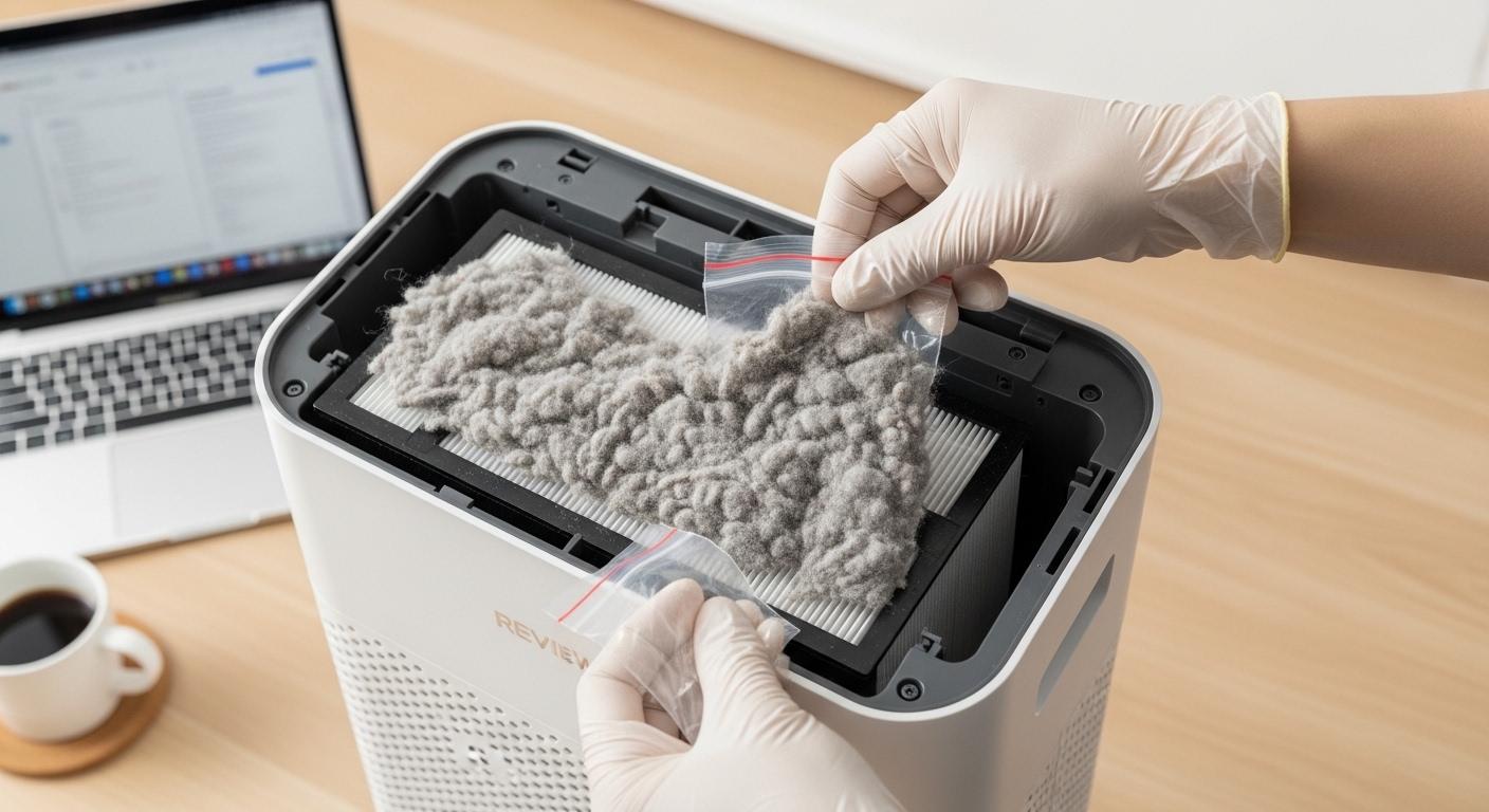 털날림 공기청정기 1달 사용 후기