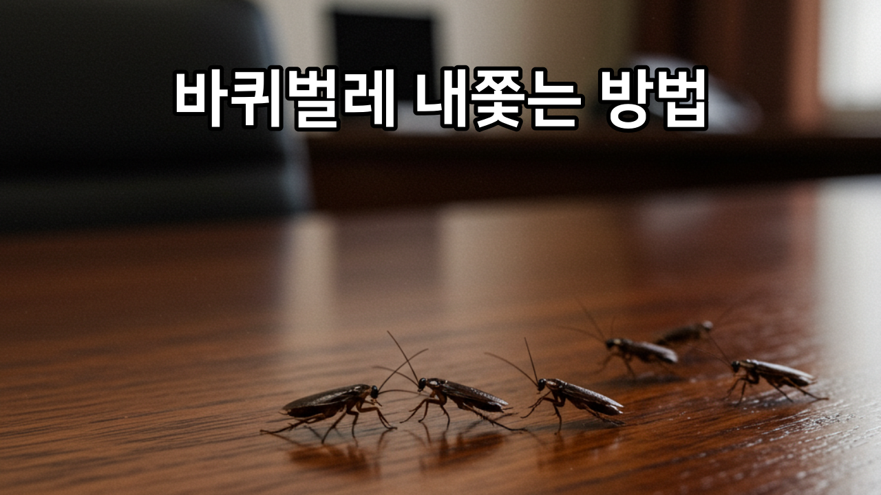 바퀴벌레 내쫓는 방법 + 퇴치 바퀴벌레가 싫어하는 이유