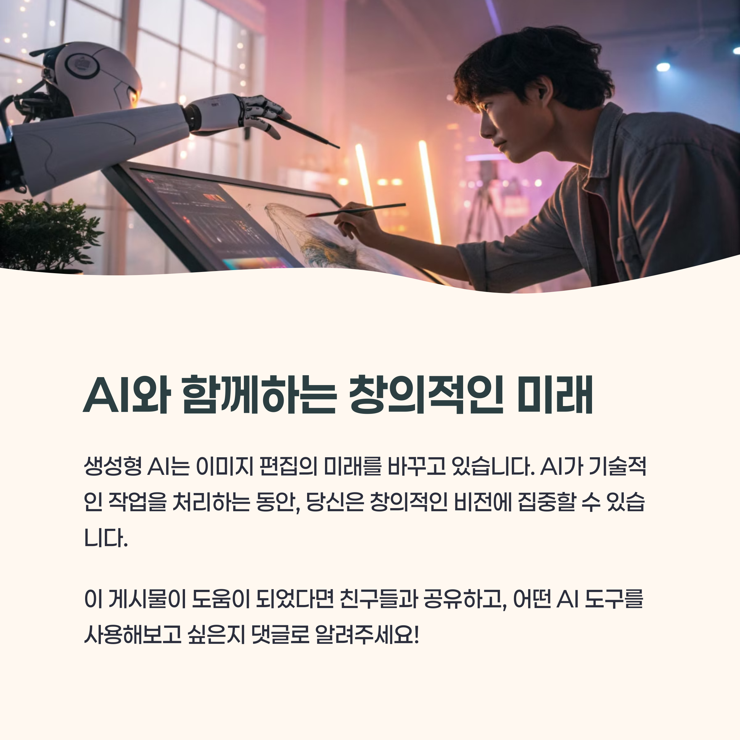 생성형 AI로 이미지 편집하기 포토샵 없이도 가능한 이유 관련 이미지
