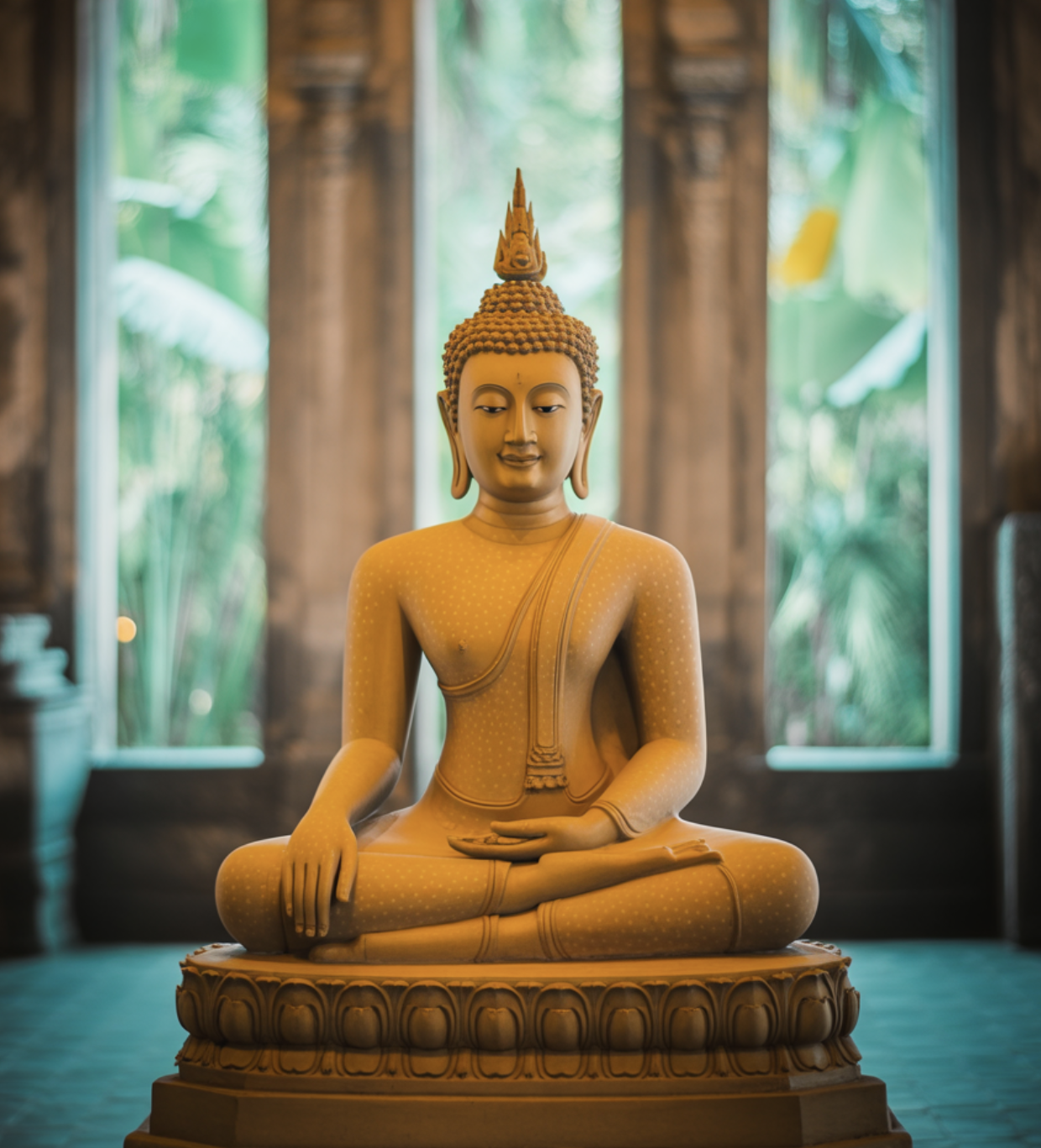 왜 하필 불상이나 나뭇잎에 피어날까?