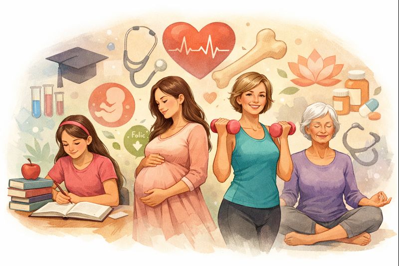 여성의 삶을 지탱하는 생애주기별 건강관리